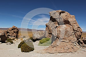 Rock formations at Valle de las Rocas photo