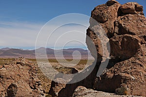 Rock formations at Valle de las Rocas photo