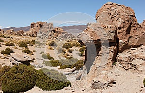 Rock formations at Valle de las Rocas photo