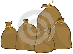 Group of sacks