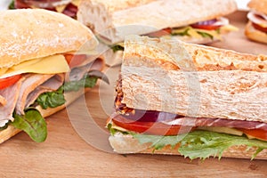 Group of Sandwiches