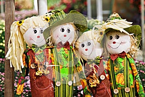 Group of Scarecrows