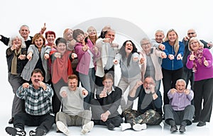 Group of senior people joyfulness concept photo