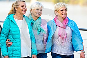 Group of senior women smiling