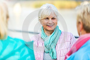 Group of senior women smiling