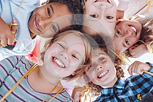 Group of smiling children