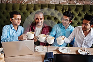 Group of south asian men