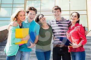 Group of student outdoor