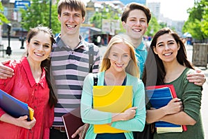 Group of student outdoor