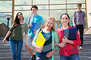 Group of student outdoor