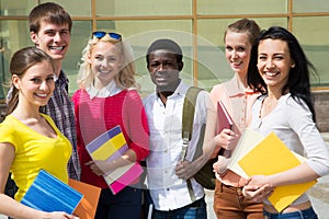 Group of student outdoor