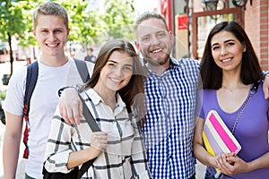 Group of student outdoor