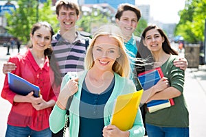 Group of student outdoor