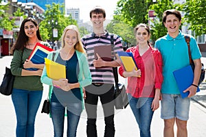 Group of student outdoor