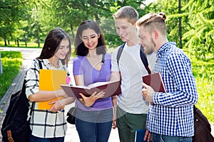 Group of student outdoor