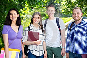 Group of student outdoor