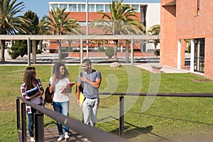 Group of students in Campus