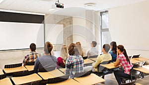 Group of students in lecture hall