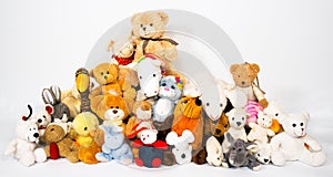 Group of stuffed animals