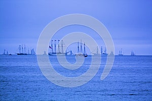 Group of Tall Ships