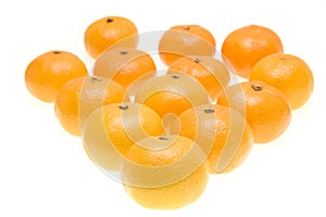 Group of tangerines