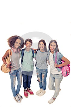 Group of teenagers