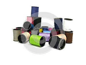 Group of thead spools