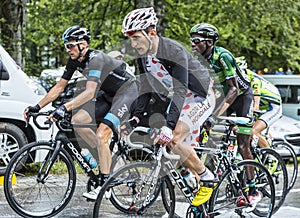 Group of Three Cyclists