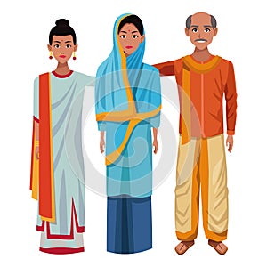 Group of indian people avatar photo