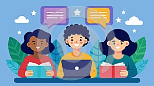 A group of tweens come together to create a blog about their favorite books giving reviews recommendations and hosting photo