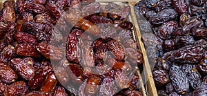 A group of two types of dates