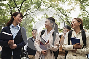 Group of University Students on Campus