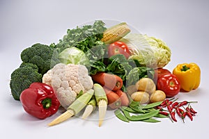 Group of vegetable