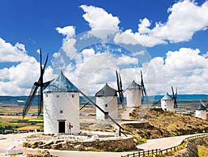 Group of windmills