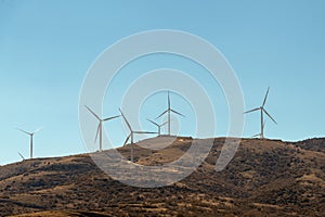 Group of windmills for renewable electric energy production