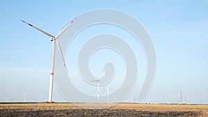 Group of windmills for renewable electric energy production