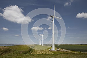 Group of windmills