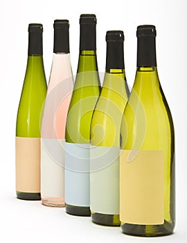 Group of Wine Bottles