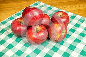 Group of Winesap apples photo