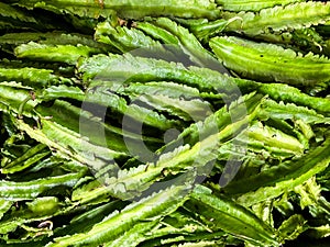 Group of Winged bean background in market