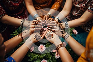 Henna Delight: Women Celebrating Tradition photo