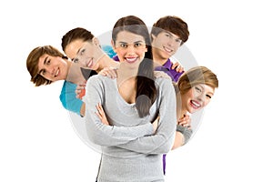 Group of young people