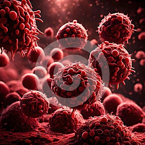 Red blood cells - ai generated image