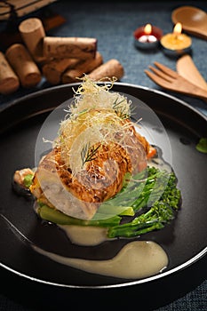 Grouper Garoupa fish cuisine photo