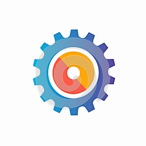 Groupware development filled gradient logo photo
