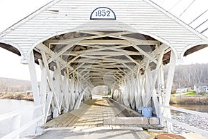 Groveton Covered Bridge 1852, New Hampshire, USA