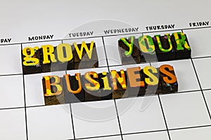 Grow business success strategy development plan increase opportunity