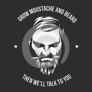 Grow Moustache and beard and be a man