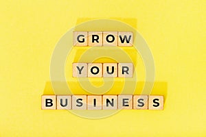 Grow your business concept