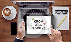 GROW YOUR BUSINESS CONCEPT